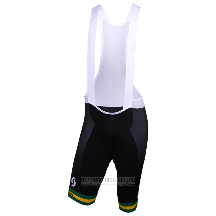 2018 Fahrradbekleidung Mitchelton Scott Champion Australien Trikot Kurzarm und Tragerhose - zum Schließen ins Bild klicken